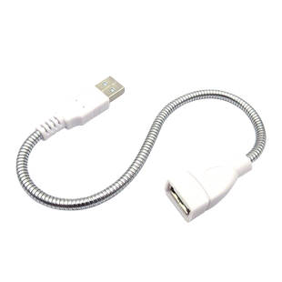 TELESKY USB 电源线 延长线 金属软管 专配USB小灯 线长30CM