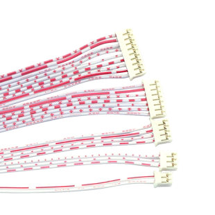 PH2.0单头红白排线 2P 3P 4P 5P12P另一头镀锡2.0MM间距 长20CM