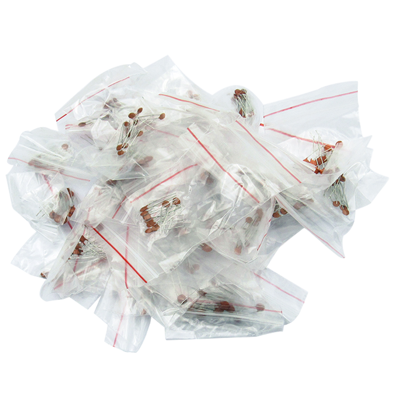 TELESKY常用瓷片电容包2pf-0.1UF样品电子元件包每种10个共30种