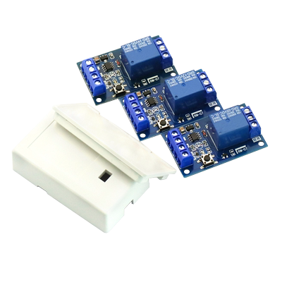 5V/12V单键双稳态开关继电器模块