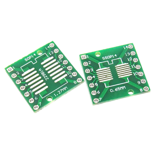 转接板SOP14 SSOP14 TSSOP14 贴片转直插DIP 0.65/1.27mm (5个)