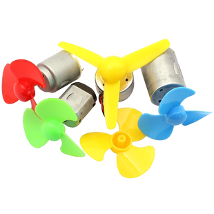 280玩具车R300C电吹风电动大功率130 370小电机小马达风扇手工diy