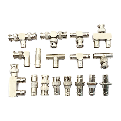 BNC转接头公转母三通射频连接器