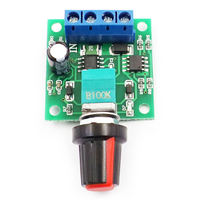 PWM DC motor speed regulator 1.8V, 3V, 5V, 6V, 12V, 2A speed switch 1803BK motor control thumbnail 4