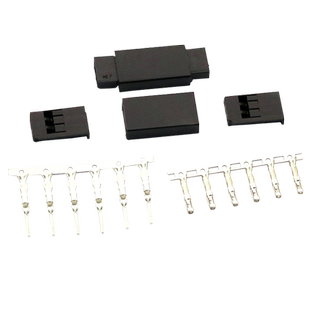 杜邦模型 间距2.54mm 主体 正角 斜角 公母簧片端子铜 3P模型专用