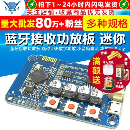 蓝牙接收功放板迷你USB数字功放