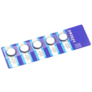 3V纽扣电池 CR2032 电脑主板电子秤计算器汽车遥控器电池 机顶盒钥匙电视盒人体称体重秤通用2032(5个)