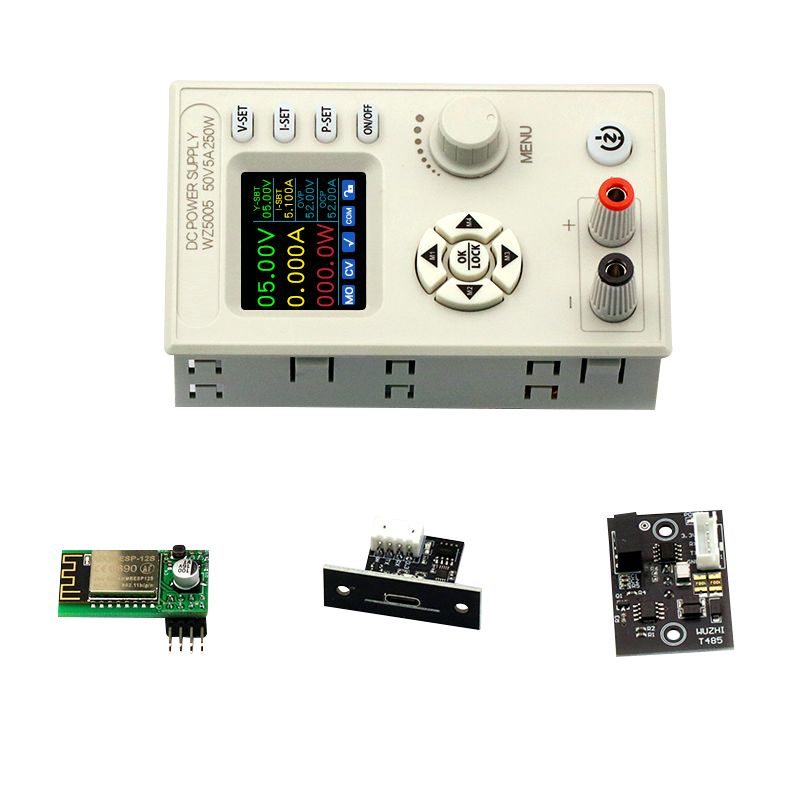 数控可调直流稳压电源模块液晶显示恒压恒流降压模块WZ5005 250W