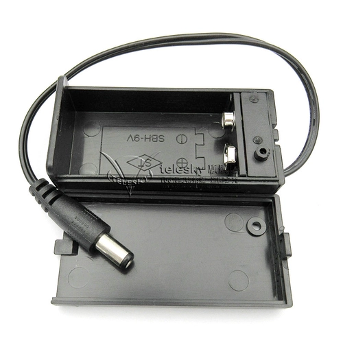 9V 6F22 с крышкой с переключателем с сиденьем аккумулятора с батареей с головкой DC 2.1*5,5 Самера (2)