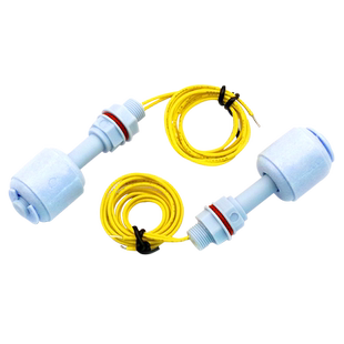 PP塑料小型浮球开关液位开关 水位开关液位感应器 防腐耐酸碱52MM