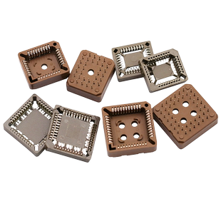 PLCC32 PLCC44 52贴片插槽 直插插槽插座IC底座芯片测试座(2个)