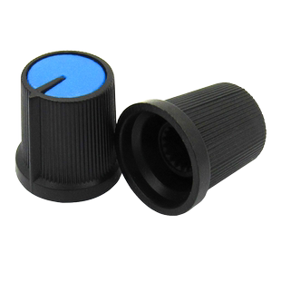 塑料功放电位器旋钮 梅花柄帽子 WH148 单/双联电位器用（5个）