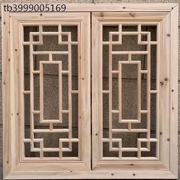 东阳木雕中式窗户隔断装饰