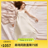 谜底背心式 244GL1693 文艺复古不规则长裙无袖 连衣裙2024冬季 新品