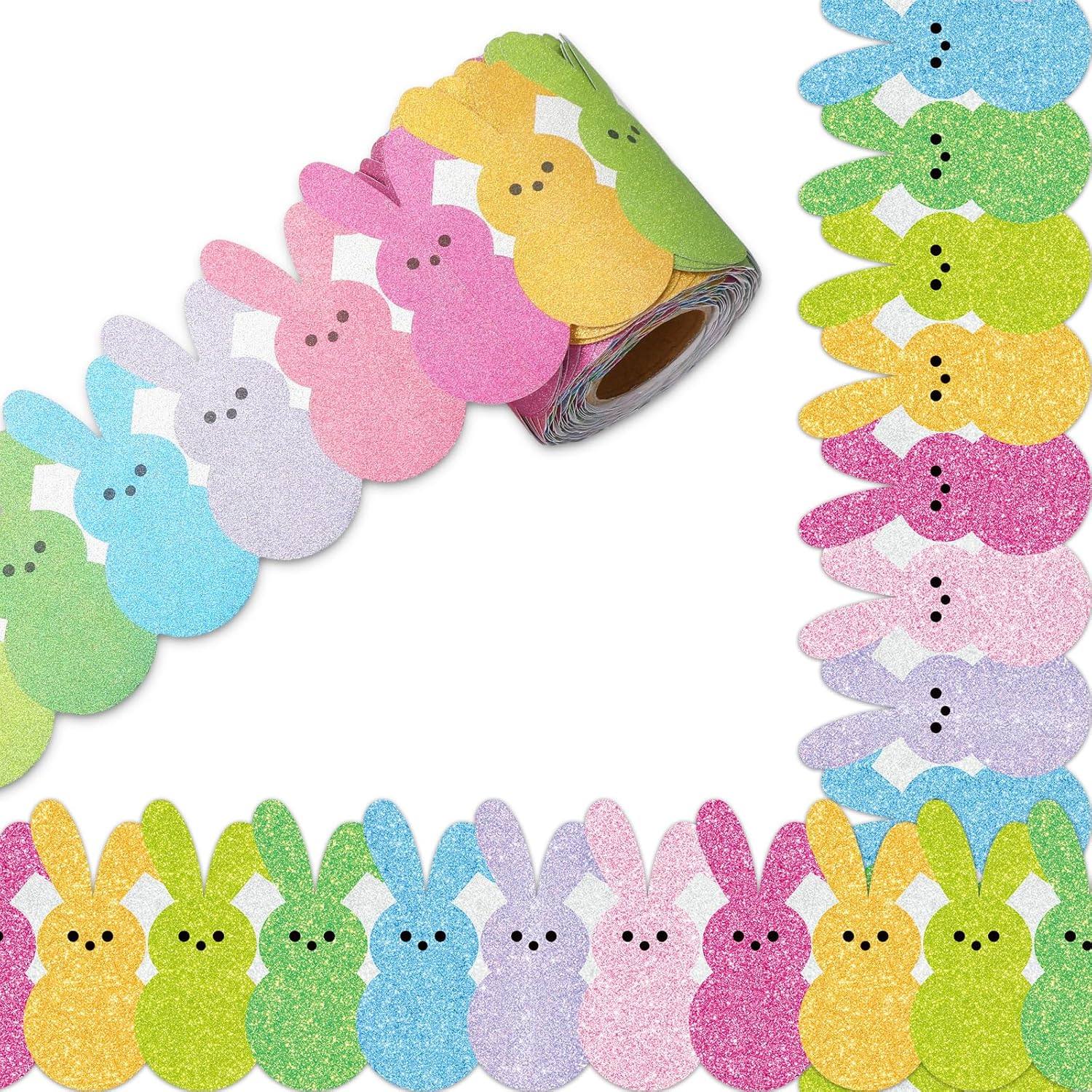 彩色兔子复活节彩蛋印刷贴纸教室公告栏装饰边框活动文化墙贴,家居饰品,文化墙贴,淘宝优惠券,粉丝福利购,淘宝优惠卷