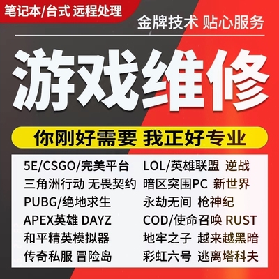 三角洲无畏契约LOL英雄联盟吃鸡APEX塔科夫和平精英PUBG机器COD码