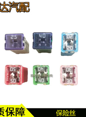 马自达6睿翼奔腾B70X80B90红旗HS5方形保险丝20A30A40A50A60A