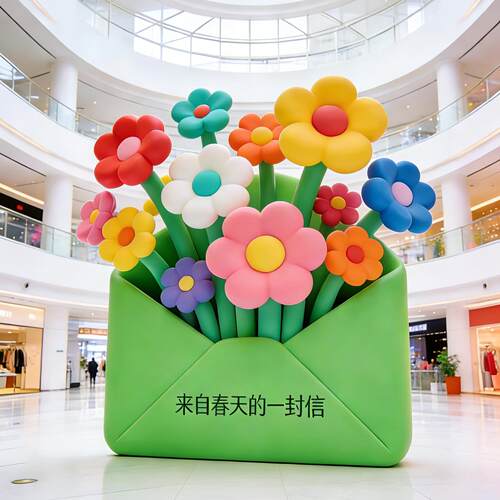 春天定制充气发光信封气