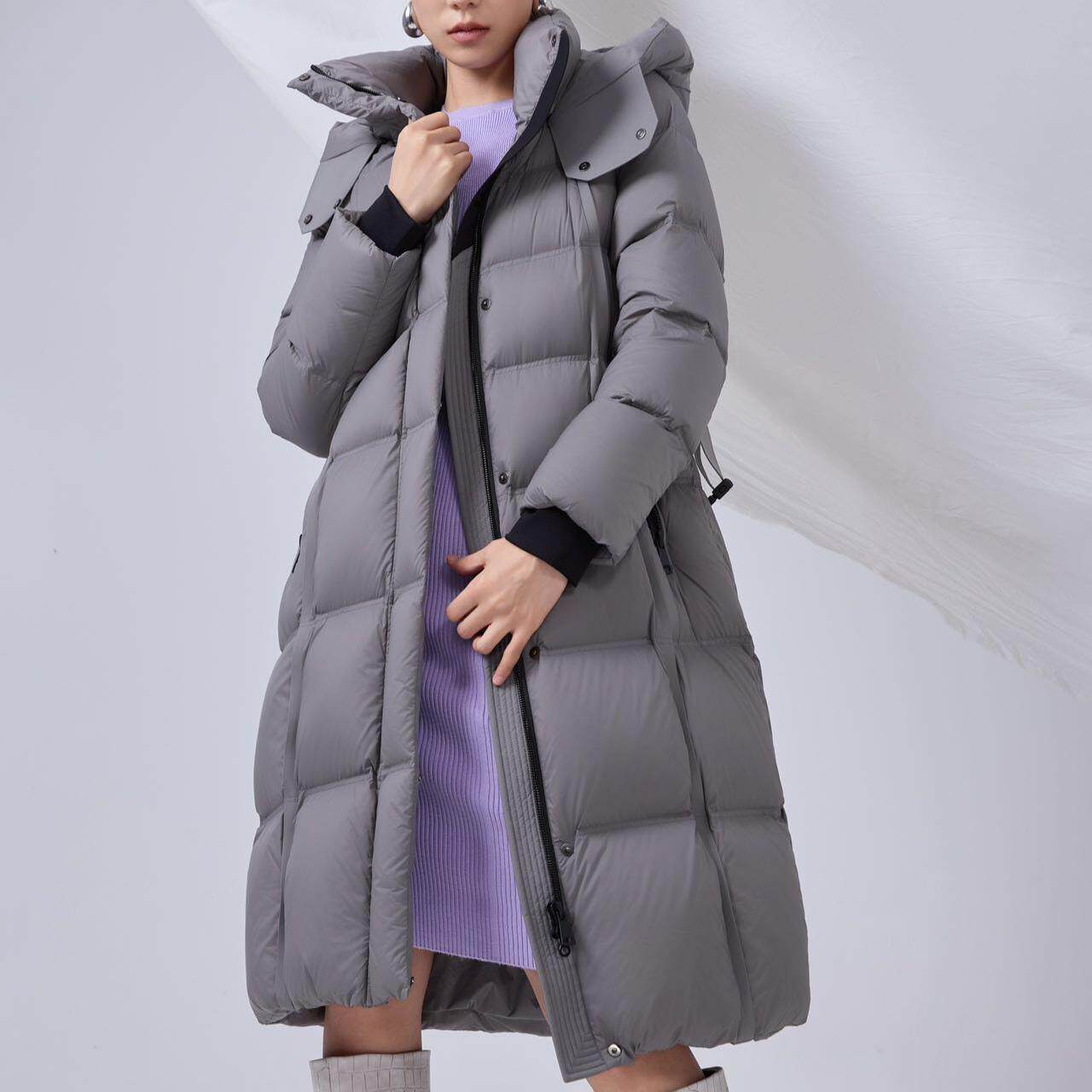 长款羽绒服女冬季收腰显瘦保暖