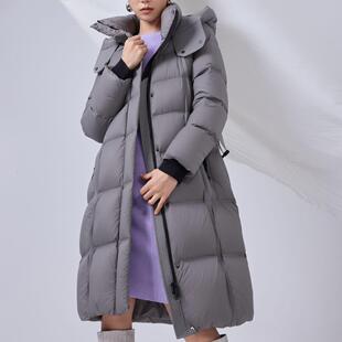 长款过膝羽绒服女2025冬季新款高端洋气收腰显瘦加厚保暖外套