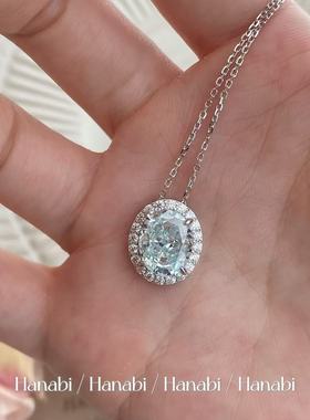 ＜花火商店＞至上系列 - 盐湖色!!超清透 锆石通体925银项链