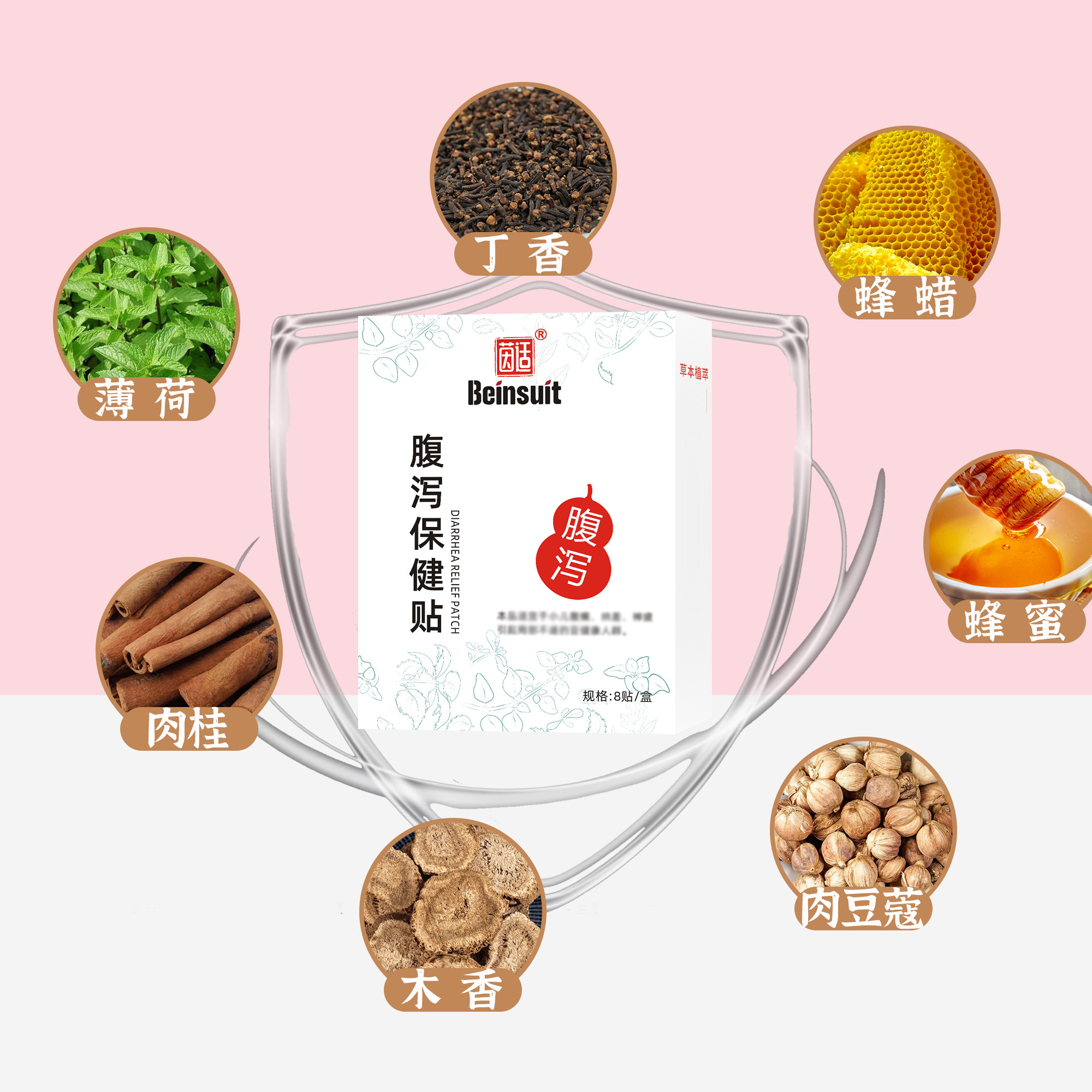 茵适儿童保健贴小儿感冒贴婴幼儿咳喘助长积食脾胃肚脐中药穴位贴