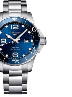 Longines浪琴正品手表康卡斯陶瓷表圈机械潜水男表L3.781.4.96.6