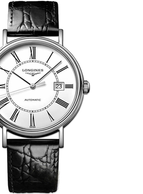 Longines浪琴正品手表瑰丽系列全自动机械皮带男表L4.921.4.11.2