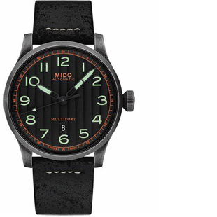 MIDO美度正品 手表舵手系列穿越者皮带机械男表M032.607.36.050.09
