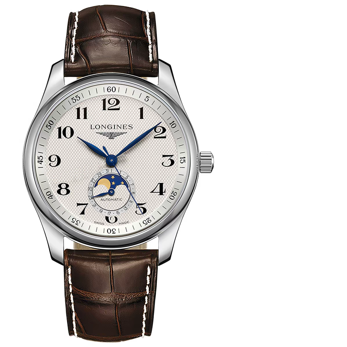 Longines浪琴手表男名匠系列瑞士正品月相自动机械L2.909.4.78.3