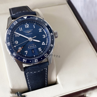 新款浪琴先行者祖鲁瑞士天文台精钢陶瓷机械男表L3.812.4.93.2