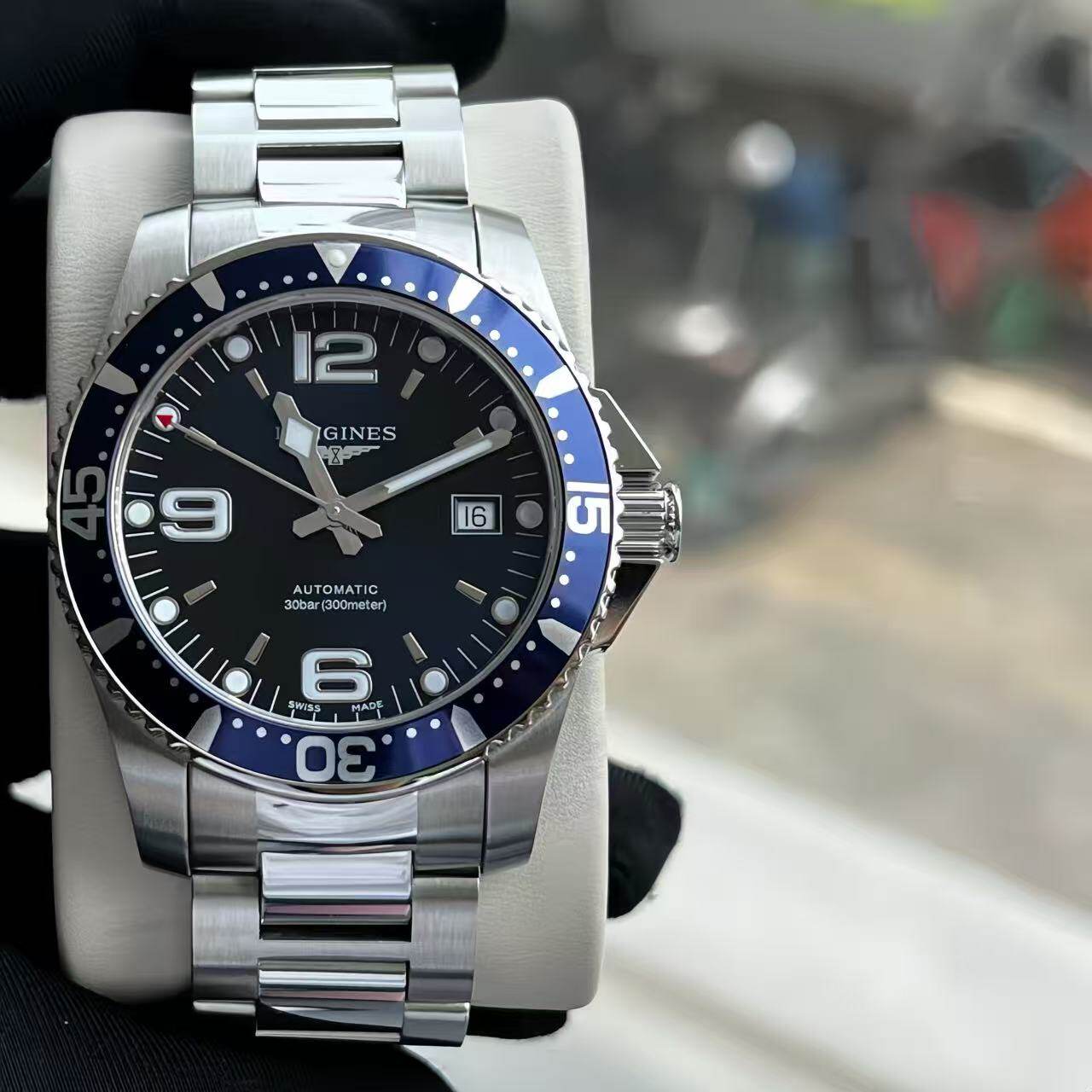 Longines浪琴正品手表康卡斯系列全自动机械男表L3.742.4.96.6