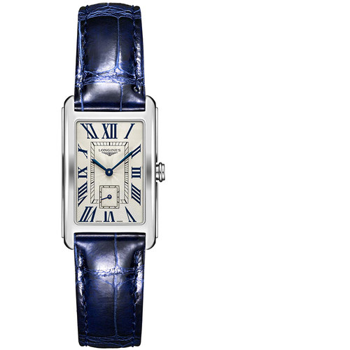 浪琴瑞士休闲石英方形黛绰维纳