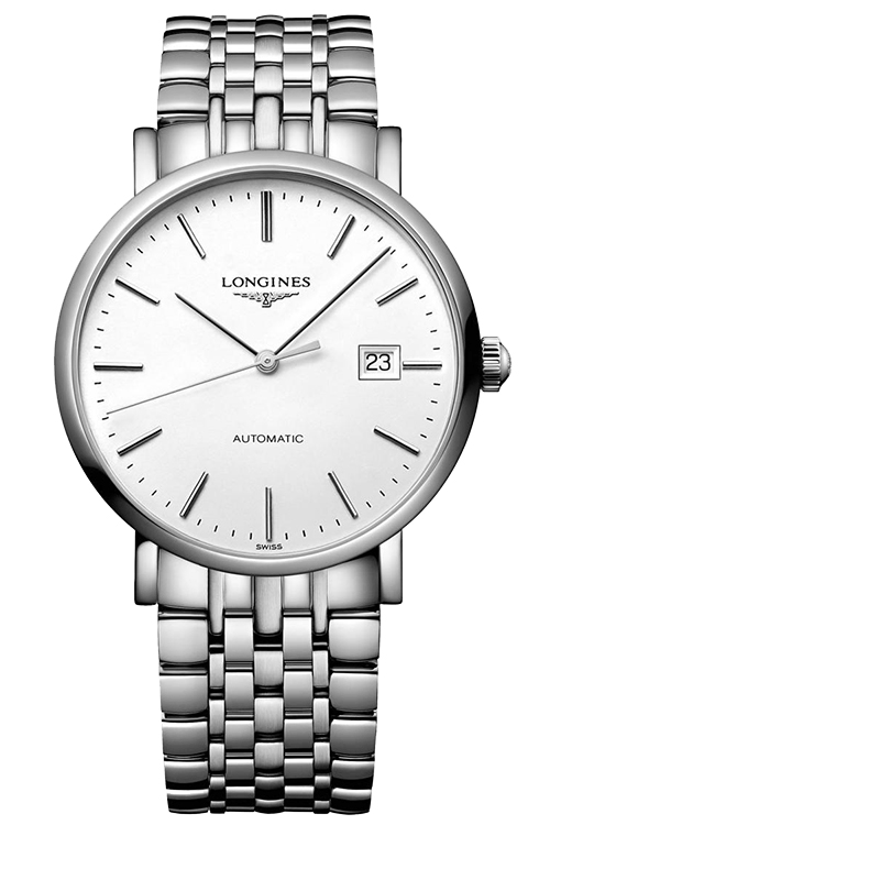 Longines 浪琴特价手表博雅系列全自动机械钢带男表L4.910.4.12.6