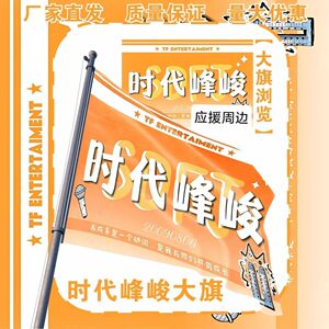 时代峰峻大旗明星演唱会TF家族应援旗户外打卡音乐节应援旗定制