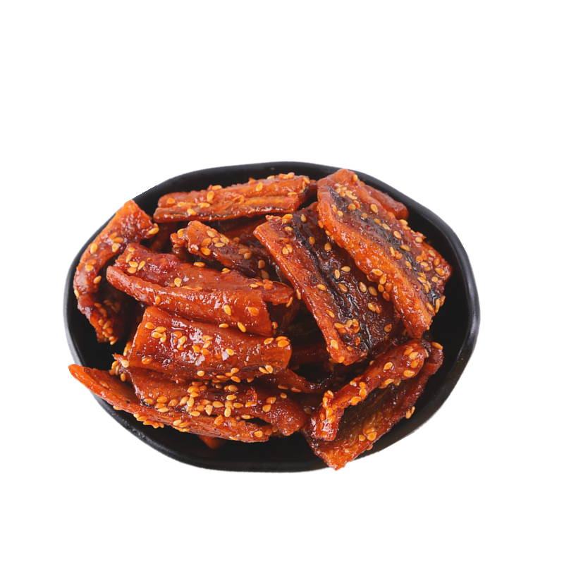 香辣鳗鱼块250g  北海特产即食烤鳗鱼海味零食甜辣小鱼鳗鱼干