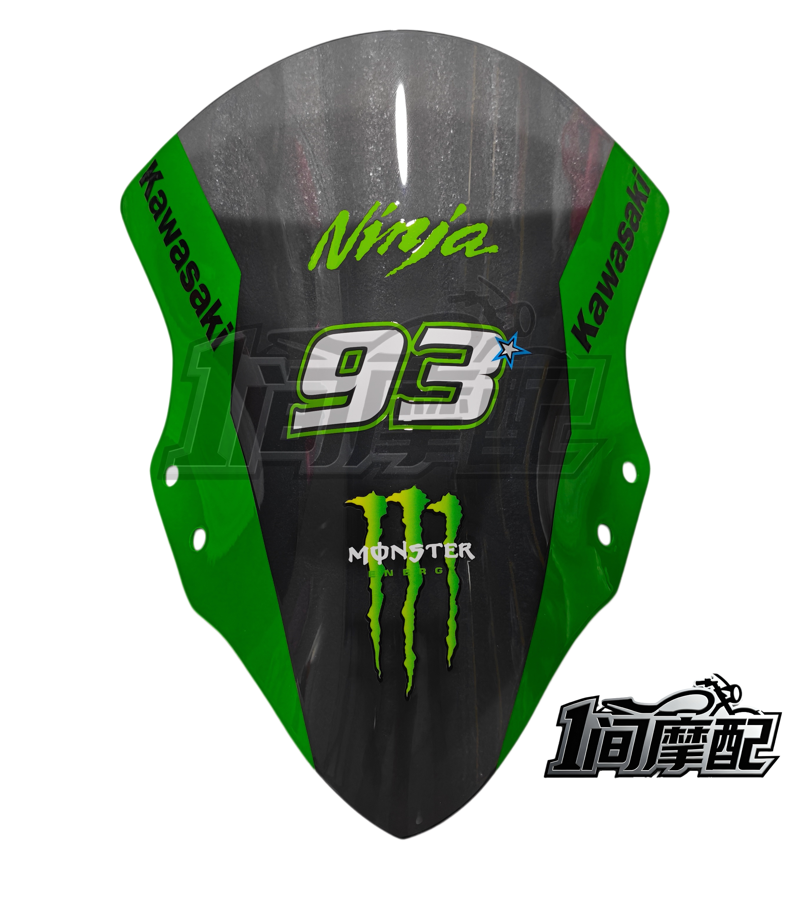 适用川崎ninja400加高风挡图片