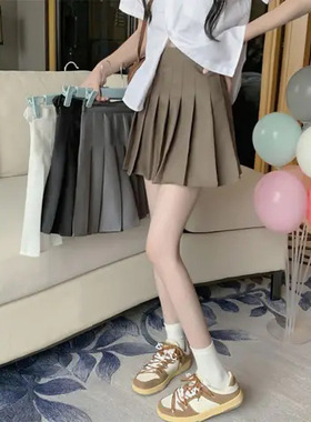 (加长+安全裤+拉链+纽扣）百褶裙JK制服裙子半身裙春夏季短裙秋冬