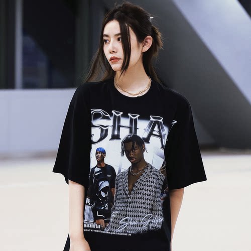 欧美高街美式篮球复古人像