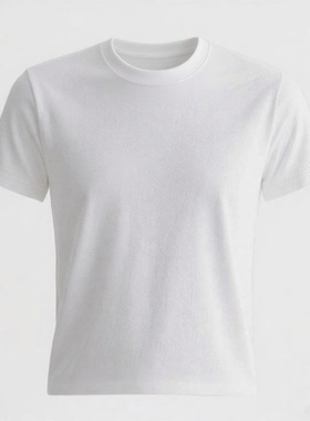 DPS垫肩美式T恤纯色磨毛弹力短袖透气运动吸湿速干圆领健身T恤