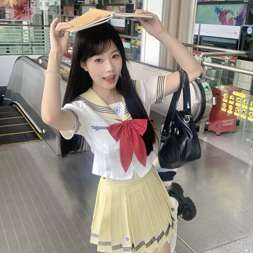 实拍午后柠檬挞水玉夏服水手服jk