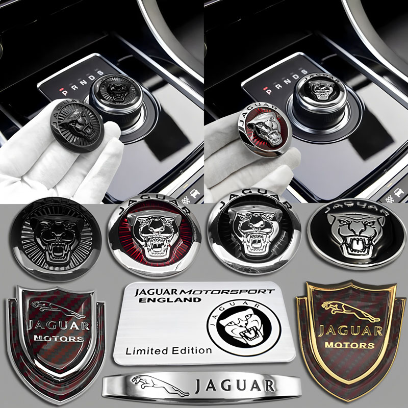 捷豹内饰车标FPACE/FTYPE/XEL/XJL/XE中控贴标车窗侧标叶子板贴标