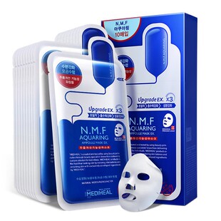 韩国mediheal美迪惠尔面膜水库舒缓补水NMF可莱丝春夏秋冬女修护