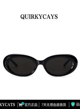 QUIRKYCATS复古碎花防紫外线墨镜