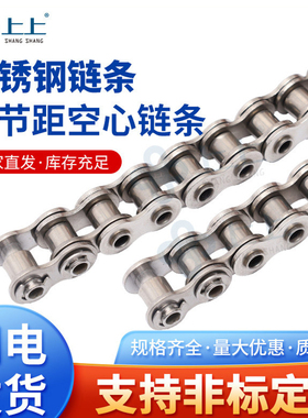 304不锈钢空心链条传动输送06BHP 4分08BHP 40HP 5分50HP 60HP