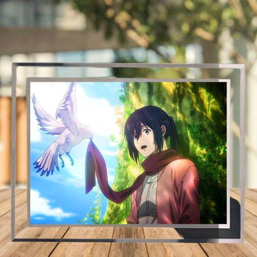 进击的巨人相框周边摆件立牌三笠