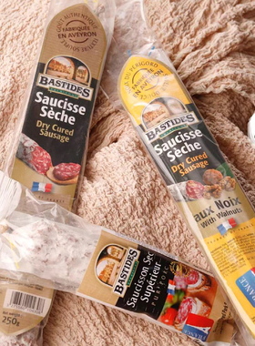 法国百思达萨拉米肠整根salami干香肠生食风干生吃即食萨拉米香肠