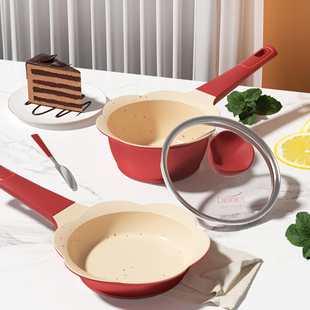 迪迪尼卡花瓣勇敢牛牛虎虎生威单锅宝宝辅食锅多功能煎锅奶锅3