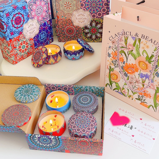 香薰蜡烛礼盒套装生日礼物伴手礼小众高级送闺蜜送同学氛围感礼物