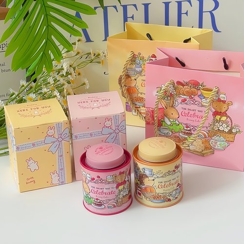 野兔香薰蜡烛可爱套装礼盒送女生闺蜜毕业礼伴手礼氛围感持久留香